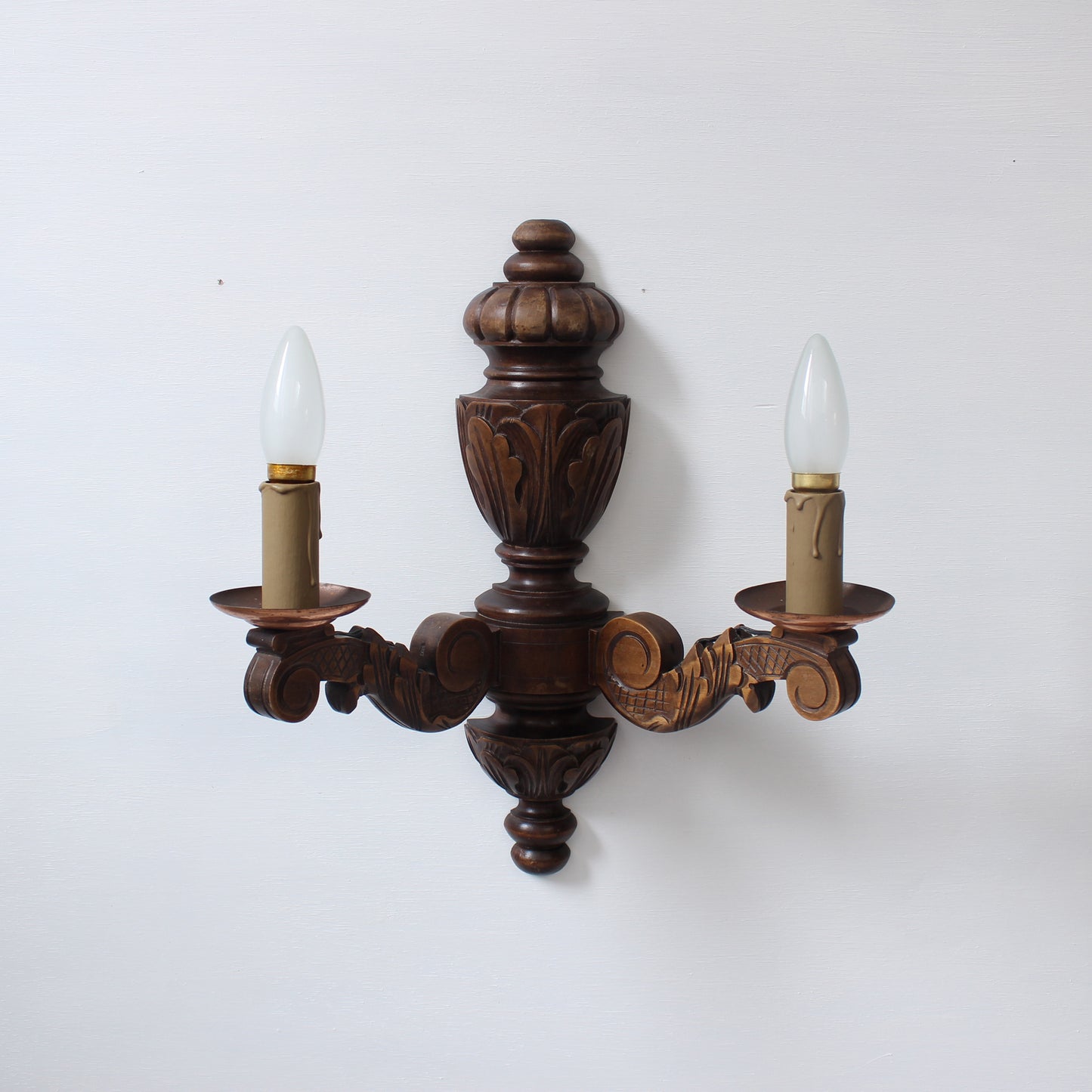 木製ブラケット照明